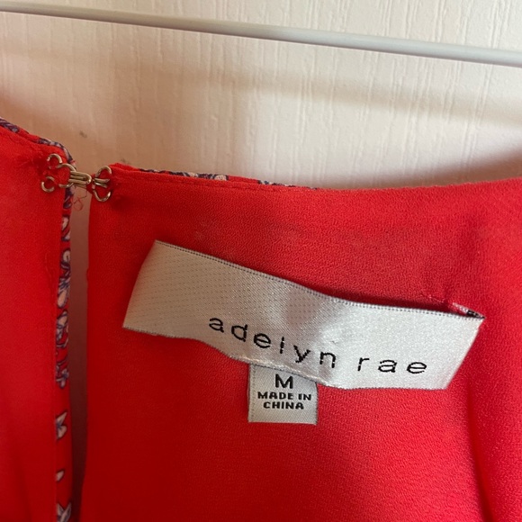 Adelyn Rae red dress sz medium - Picture 3 of 4